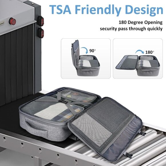 Carry on Backpack, Extra Large 40L Airline Approved Travel Backpacks - Picture 8 of 9